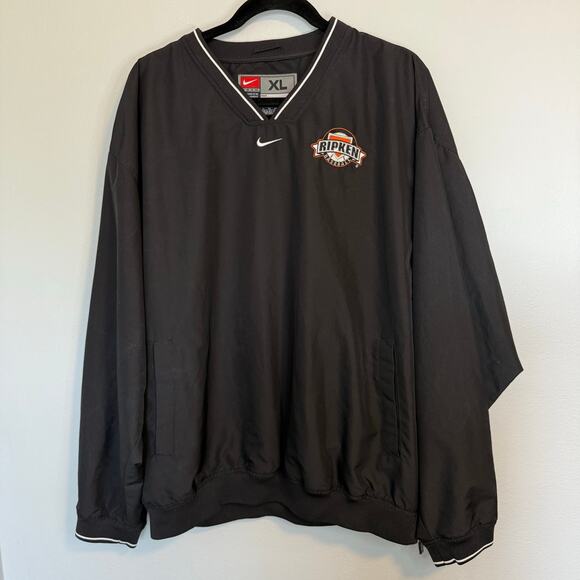 Baltimore Orioles Ripken Baseball Nike Vintage Pullover Windbreaker Mens Size XL - Picture 1 of 7